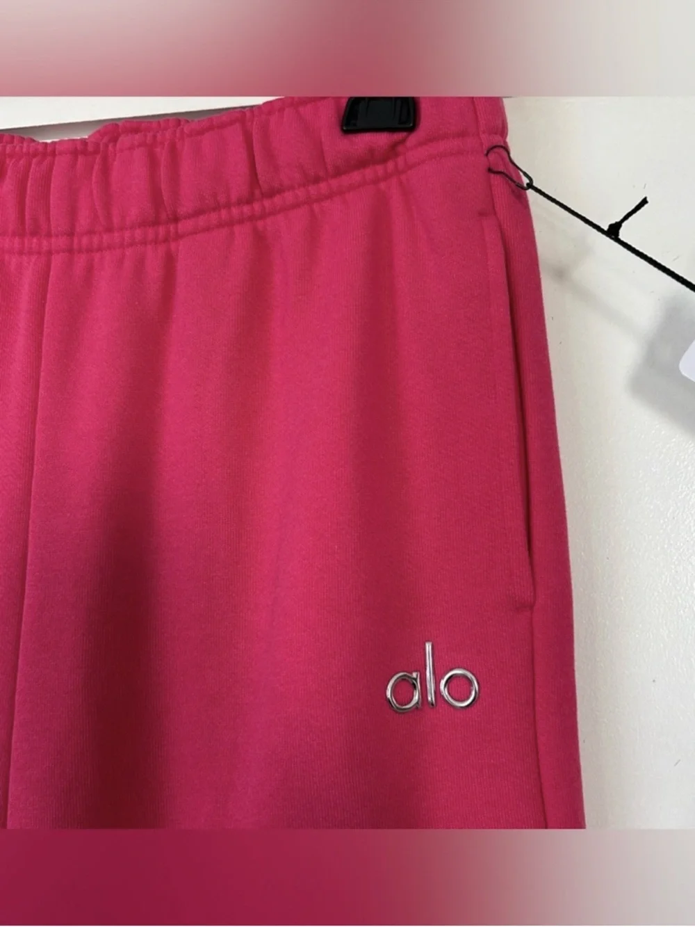 ALO Yoga Girls Fuchsia Drawstring Sweatpants